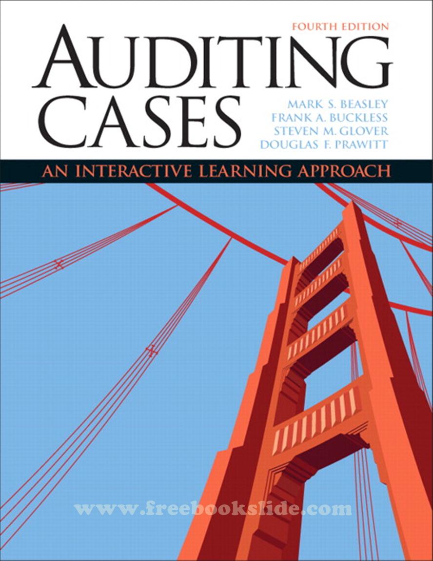 solution manual for auditing cases